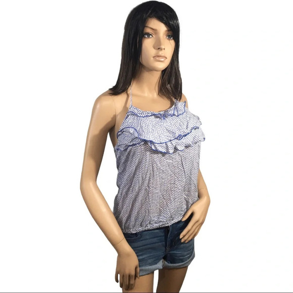 WS897 Women’s GAP Lightweight Halter Top Blouse M - Picture 3 of 5